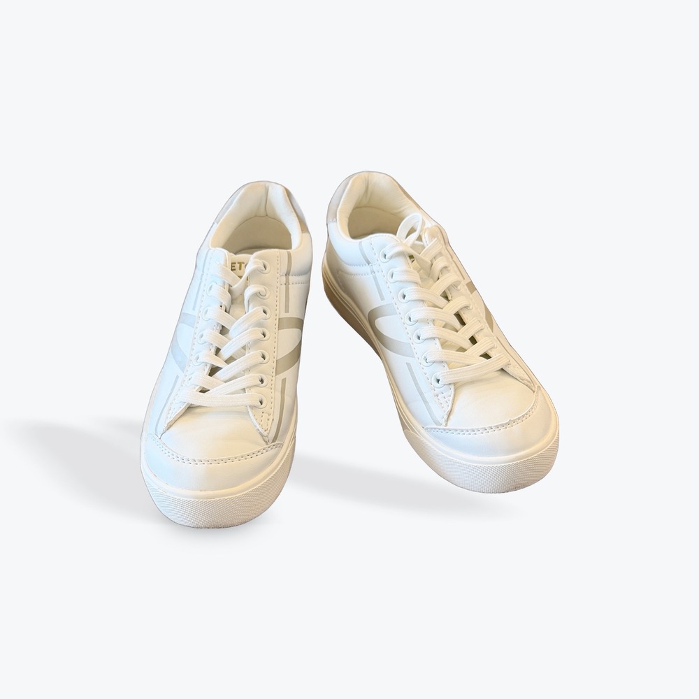 Tretorn Serve Womens White Grey Low Top Lace Up Sneakers 6.5M 1827276